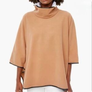Tuckernuck Piper Poncho - Leather Trim